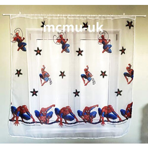 Rideaux Spider-man transparent 300x136 cm