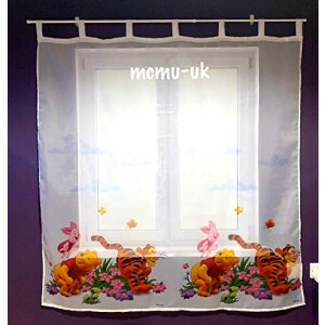 Rideaux Winnie l'ourson transparent