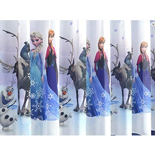 Rideaux La reine des neiges transparent 225x150 cm variant 1 