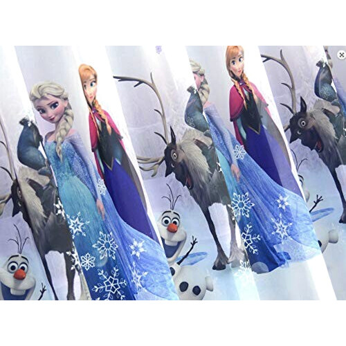 Rideaux La reine des neiges transparent 225x150 cm variant 2 