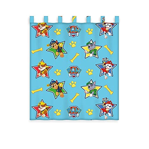 Rideaux Pat patrouille bleu 160x140 cm
