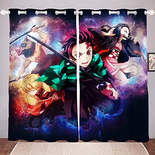 Rideaux Demon Slayer occultants 100x140 cm variant 0 