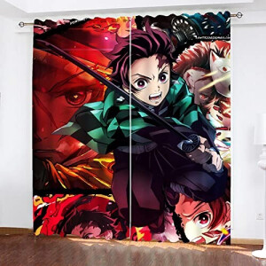 Rideaux Demon Slayer 150x166 cm