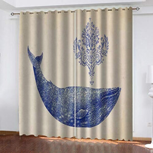 Rideaux Baleine style- occultants 234x232 cm