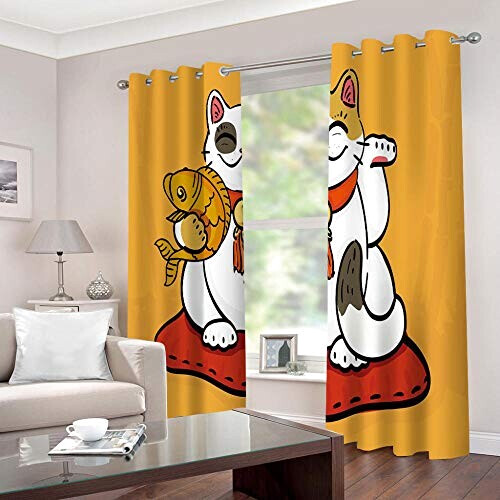 Rideaux Chat style a occultants 240x230 cm variant 0 