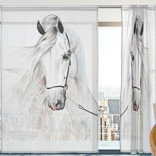 Rideaux Cheval couleur 140x213 cm variant 0 