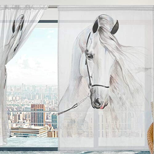 Rideaux Cheval couleur 140x213 cm variant 1 