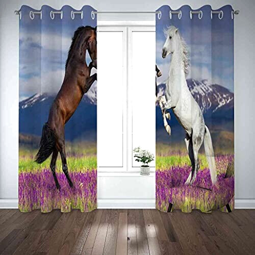 Rideaux Cheval occultants 150x166 cm variant 2 