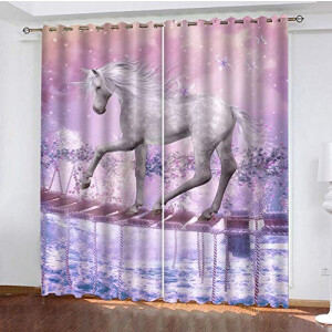 Rideaux Cheval multicolore 70x160 cm