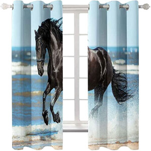 Rideaux Cheval occultants 170x200 cm