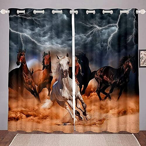 Rideaux Cheval a- occultants 400x270 cm variant 5 