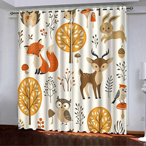Rideaux Cerf occultants 240x180 cm