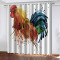 Rideaux Coq occultants 140x160 cm - miniature