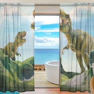 Rideaux Dinosaure couleur 140x198 cm