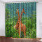 Rideaux Girafe occultants 264x210 cm - miniature