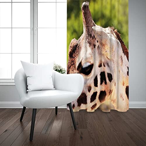 Rideaux Girafe occultants 150x166 cm variant 2 