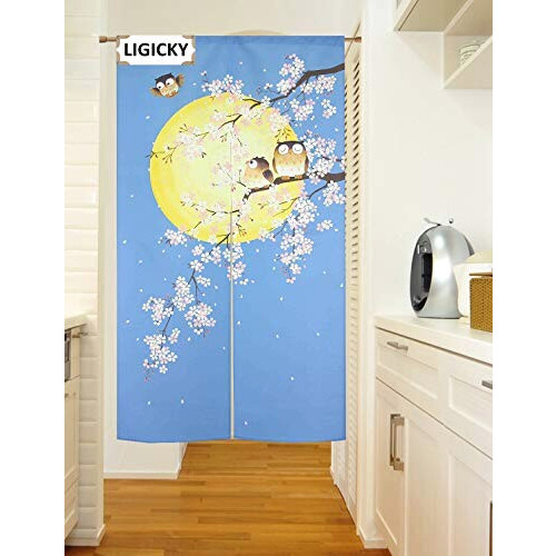 Rideaux Hibou bleu 85x150 cm variant 0 