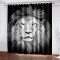Rideaux Lion motif- occultants 200x160 cm - miniature variant 1