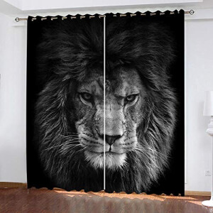 Rideaux Lion occultants 200x180 cm