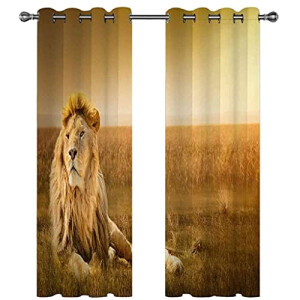 Rideaux Lion occultants 300x280 cm