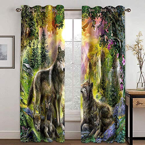 Rideaux Loup 140x260 cm variant 5 