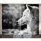 Rideaux Loup gris clair 280x225 cm - miniature