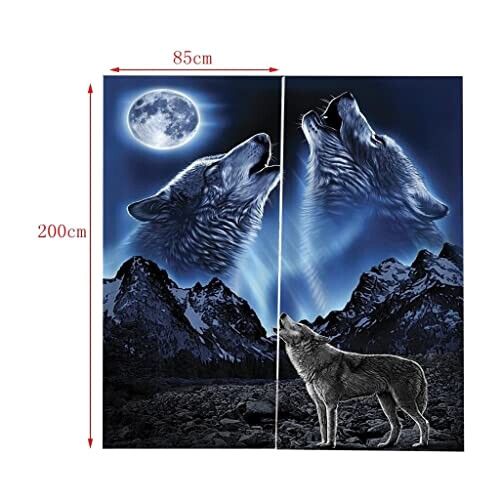 Rideaux Loup occultants 70x200 cm variant 0 