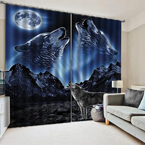 Rideaux Loup occultants 70x200 cm variant 1 