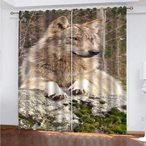 Rideaux Loup a- occultants 140x100 cm