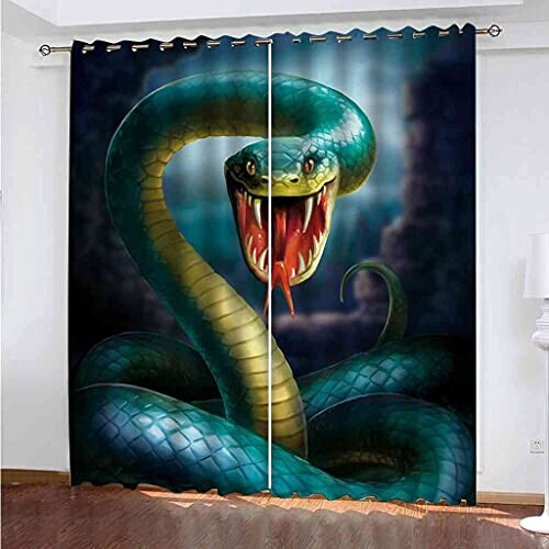 Rideaux Serpent occultants 150x166 cm