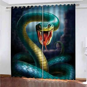 Rideaux Serpent occultants 150x166 cm