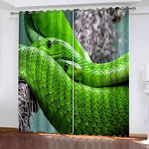 Rideaux Serpent occultants 140x160 cm