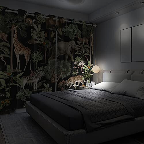 Rideaux Singe occultants 117x138 cm variant 3 