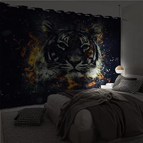 Rideaux Tigre occultants 140x229 cm variant 3 