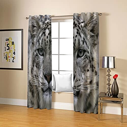 Rideaux Tigre occultants 140x160 cm