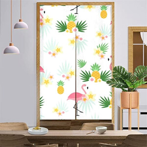 Rideaux Ananas jaune 85x120 cm