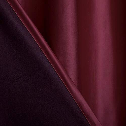 Rideaux rouge bordeaux 140x260 cm variant 4 