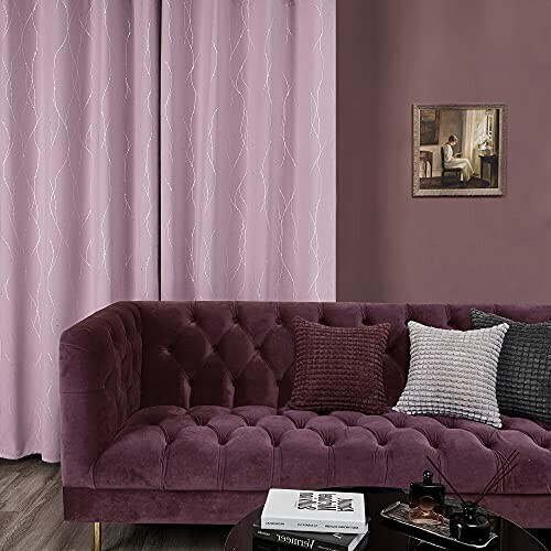 Rideaux rose pâle 140x180 cm variant 1 