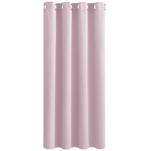 Rideaux rose clair occultants 132x158 cm