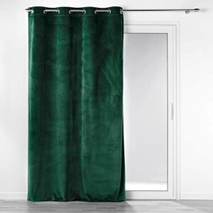 Rideaux vert fonce 140x260 cm