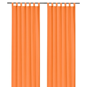 Rideaux orange 245x140 cm