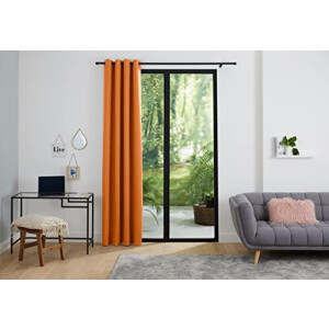 Rideaux orange 140x260 cm