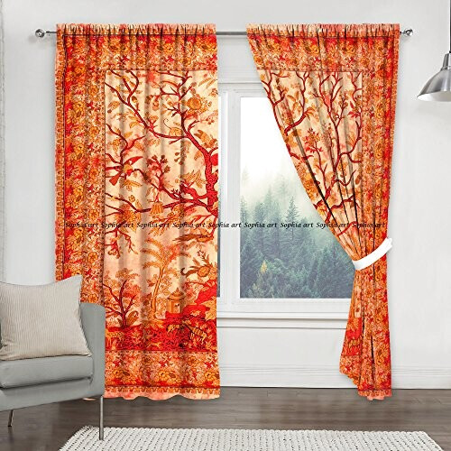 Rideaux orange 208x104 cm variant 0 