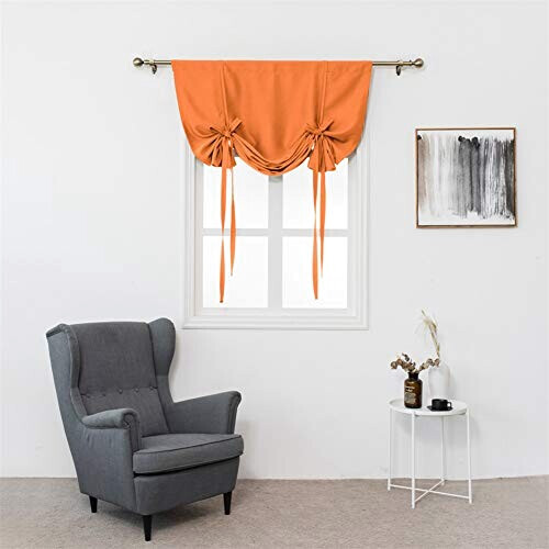Rideaux orange occultants 60x120 cm variant 2 