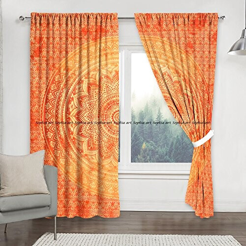 Rideaux orange 104x208.3 cm variant 0 