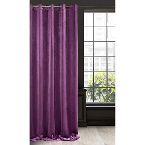 Rideaux violet mauve foncé 140x250 cm