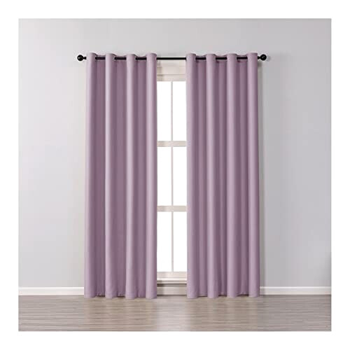 Rideaux violet clair 2x132 cm