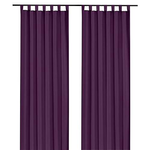 Rideaux violet lilas 175x140 cm