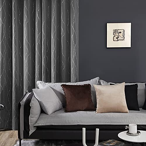 Rideaux gris clair 140x290 cm variant 1 