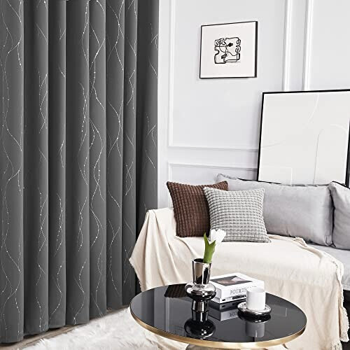 Rideaux gris clair 140x290 cm variant 2 